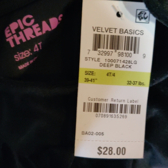 Epic threads girl dress size 4T - Picture 6 of 6